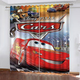 2025 NEW Car Pattern Curtains Blackout Window Drapes Room Decoration
